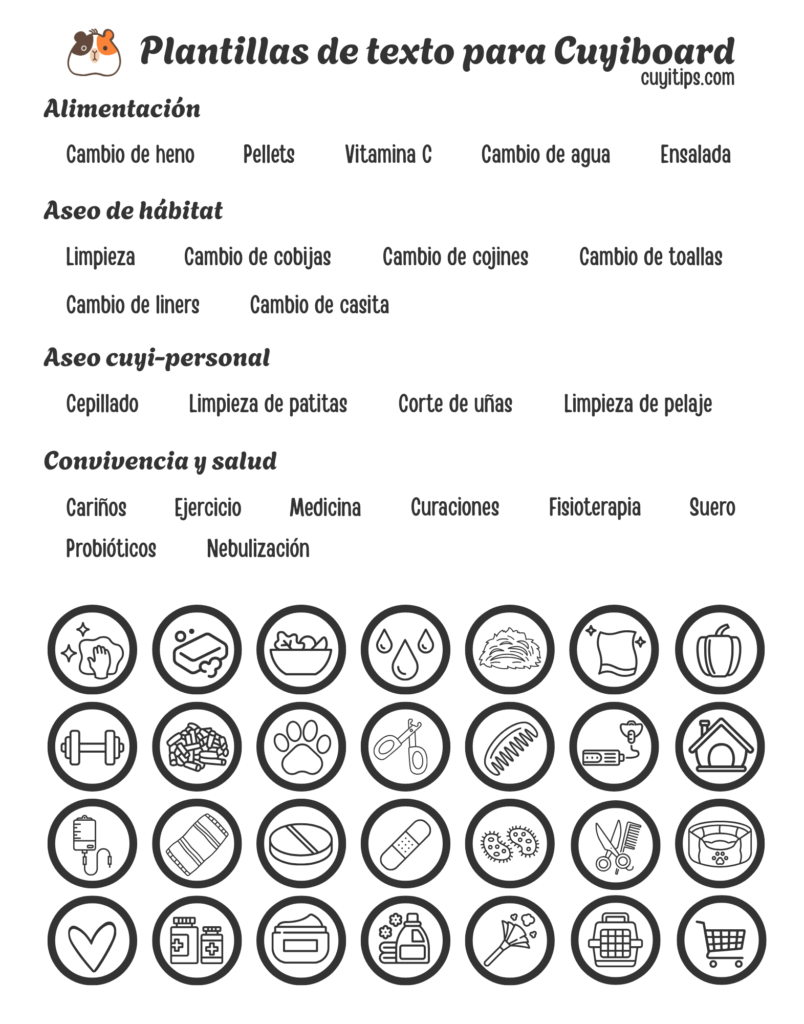Plantillas de texto mono